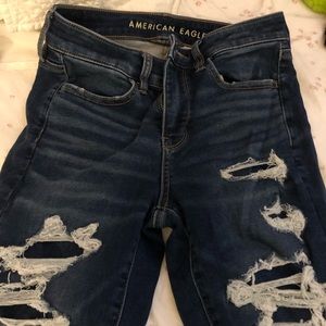 American Eagle Ripped Jeans (Practically new)
